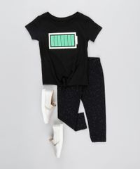 Blusa-Infantil-Bateria-Carregada-com-Amarracao-Manga-Curta-e-Decote-Redondo-Preto-9539683-Preto_3