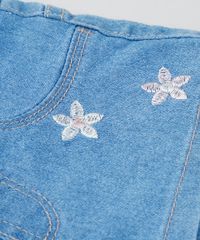 Short-Jeans-Infantil-com-Bordado-de-Flores-Azul-Medio-9419200-Azul_Medio_4