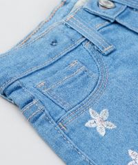 Short-Jeans-Infantil-com-Bordado-de-Flores-Azul-Medio-9419200-Azul_Medio_5