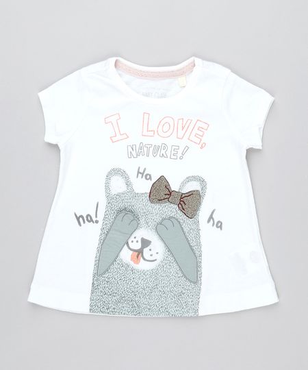 Blusa-Infantil-Ursinho--I-Love-Nature--com-Velcro-Manga-Curta-Off-White-9471880-Off_White_1 Blusa-Infantil-Ursinho--I-Love-Nature--com-Velcro-Manga-Curta-Off-White-9471880-Off_White_1