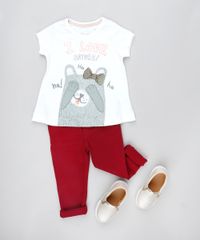 Blusa-Infantil-Ursinho--I-Love-Nature--com-Velcro-Manga-Curta-Off-White-9471880-Off_White_3