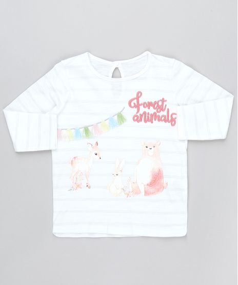 Blusa-Infantil-com-Bordado--Forest-Animals--Manga-Longa-Off-White-9471143-Off_White_1