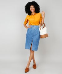 Saia-Jeans-Clochard-Feminina-Com-Cinto-Azul-9536750-Azul_3