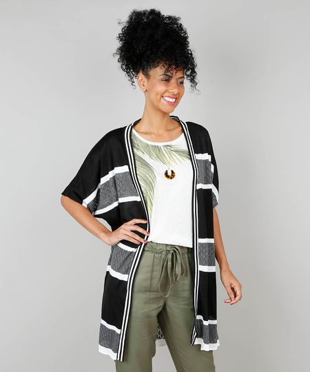 Capa-Feminina-Listrada-em-Trico-Manga-Curta-Preta-9507516-Preto_1 Capa-Feminina-Listrada-em-Trico-Manga-Curta-Preta-9507516-Preto_1