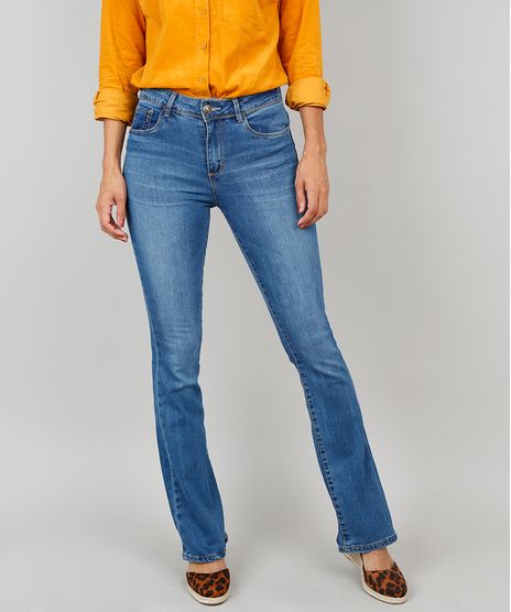 Calca-Jeans-Feminina-Boot-Cut-Cintura-Media-Azul-9570197-Azul_1