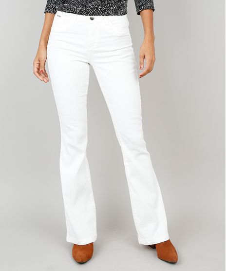 Calca-em-Sarja-Feminina-Flare-Canelada-Off-White-9546926-Off_White_1