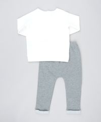 Conjunto-Infantil-De-Blusao-Com-Coelhinho-Manga-Longa-Branca---Calca-em-Moletom-Cinza-9443396-Cinza_2