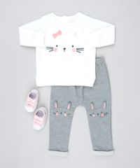 Conjunto-Infantil-De-Blusao-Com-Coelhinho-Manga-Longa-Branca---Calca-em-Moletom-Cinza-9443396-Cinza_3