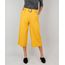 Calca-Feminina-Pantacourt-com-Faixa-para-Amarrar-Amarelo-Escuro-9521122-Amarelo_Escuro_1