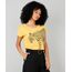 Blusa-Feminina-Botone-com-Estampa-de-Onca-Manga-Curta-Mostarda-9511440-Mostarda_1