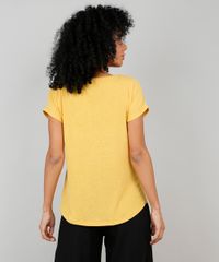Blusa-Feminina-Botone-com-Estampa-de-Onca-Manga-Curta-Mostarda-9511440-Mostarda_2