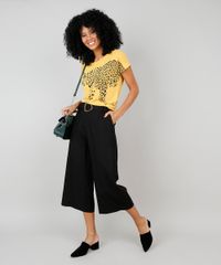 Blusa-Feminina-Botone-com-Estampa-de-Onca-Manga-Curta-Mostarda-9511440-Mostarda_3