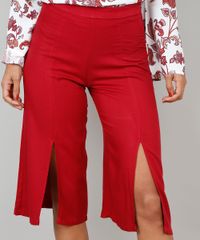 Calca-Feminina-Pantacourt-Com-Fenda-Vinho-9514351-Vinho_4