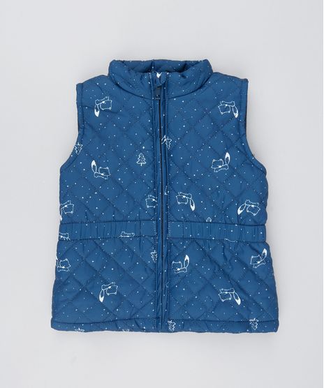 Colete-Infantil-Matelasse-Com-Estampa-Raposinhas-Azul-Marinho-9349777-Azul_Marinho_1