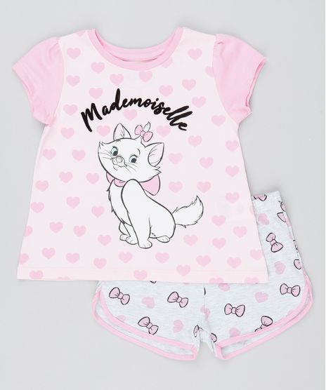 Pijama-Infantil-Marie-Com-Flocado---Mademoiselle--Manga-Curta-Rosa-9526224-Rosa_1