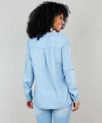 Blusa-Jeans-Feminina-com-Bolsos-Manga-Longa-Azul-Claro-9536746-Azul_Claro_2