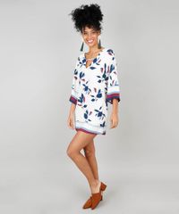 Vestido-Feminino-Estampado-de-Folhagem-Manga-3-4-Bege-Claro-9504422-Bege_Claro_3 Vestido-Feminino-Estampado-de-Folhagem-Manga-3-4-Bege-Claro-9504422-Bege_Claro_3