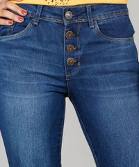 Calca-Jeans-Feminina-Boot-Cut-Com-Botoes--Azul-Escuro-9570167-Azul_Escuro_4