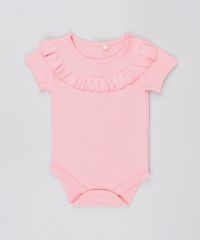 Body-Infantil-com-Babado-Manga-Curta---Faixa-para-Cabelo-Rosa-9205059-Rosa_1