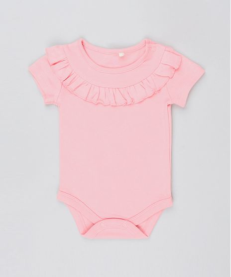 Body-Infantil-com-Babado-Manga-Curta---Faixa-para-Cabelo-Rosa-9205059-Rosa_1
