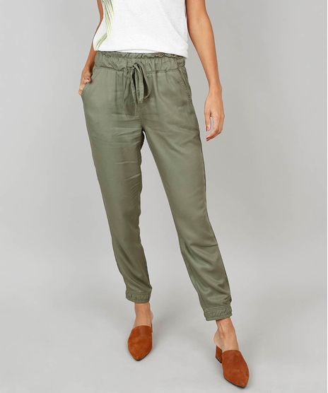 Calca-Jeans-Feminina-Clochard-Jogger-Com-Amarracao-Verde-9458590-Verde_1