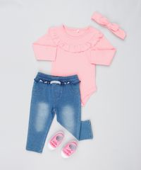 Body-Infantil-com-Babado-Manga-Longa---Faixa-para-Cabelo-Rosa-9205057-Rosa_3