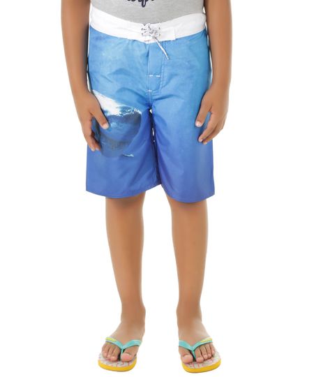 Bermuda-com-Estampa-de-Tubarao-Azul-8480398-Azul_1