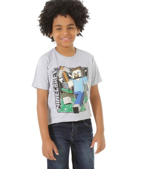 Camiseta-Minecraft-Cinza-Mescla-8484700-Cinza_Mescla_1 Camiseta-Minecraft-Cinza-Mescla-8484700-Cinza_Mescla_1