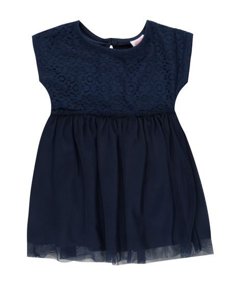 Vestido-de-Renda-com-Tule---Faixa-de-Cabelo-Azul-Marinho-8457701-Azul_Marinho_1