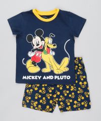 Pijama-Infantil-Mickey-Mouse-Manga-Curta-Azul-Marinho-9528121-Azul_Marinho_1