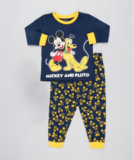 Pijama-Infantil-Mickey-Mouse-Manga-Longa-Azul-Marinho-9528122-Azul_Marinho_1