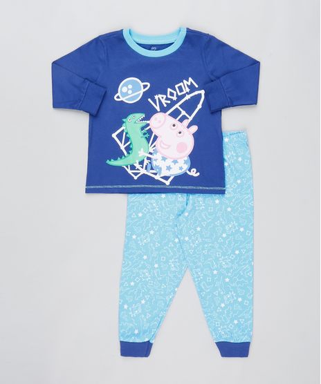 Pijama-Infantil-Peppa-Pig-Manga-Longa-Azul-Claro-9476470-Azul_Claro_1