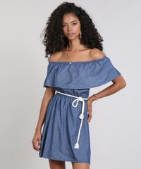 Vestido-Jeans-Feminino-Ombro-a-Ombro-com-Babado-e-Cinto-Azul-Escuro-9536745-Azul_Escuro_1