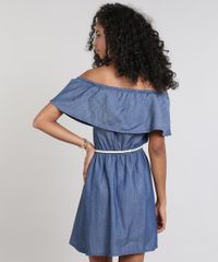 Vestido-Jeans-Feminino-Ombro-a-Ombro-com-Babado-e-Cinto-Azul-Escuro-9536745-Azul_Escuro_2