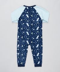 Macacao-Infantil-em-Plush-Estampado-de-Estrelas-Manga-Longa-Azul-Escuro-9364377-Azul_Escuro_2