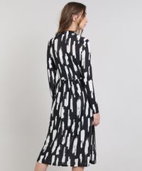 Vestido-Midi-Feminino-Mindset-Estampado-Gola-Alta-Manga-Longa-Preto-9587409-Preto_2
