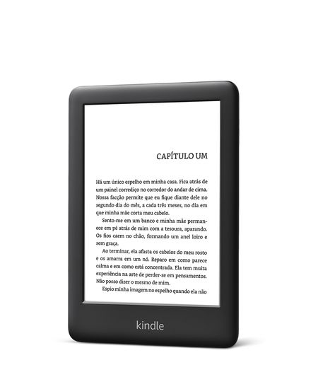 Kindle 10ª Geração Amazon Tela 6” 4GB Wi-Fi - Luz Embutida Preto - Único