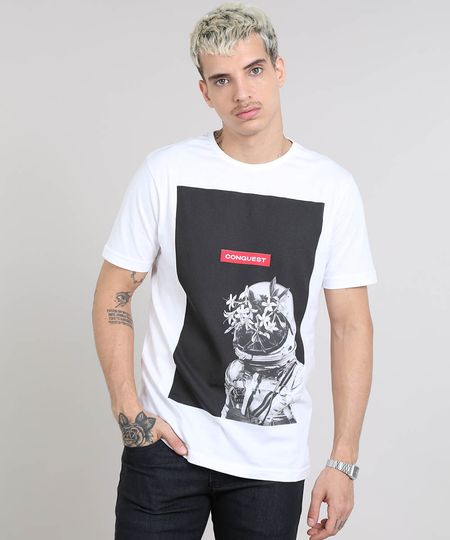 Camiseta-Masculina-Astronauta-Manga-Curta-Gola-Careca-Branca-9247405-Branco_1