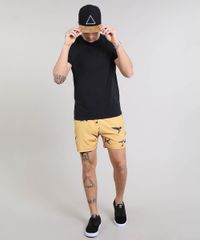 Short-Masculino-Estampado-de-Passaros-Amarelo-9525312-Amarelo_3