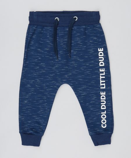 Calca-Infantil-Saruel-em-Moletom-com-Estampa--Cool-Dude--Azul-Marinho-9520862-Azul_Marinho_1