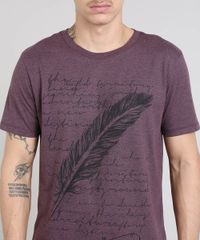 Camiseta-Masculina-com-Estampa-de-Pena-Manga-Curta-Gola-Careca-Roxa-9531801-Roxo_4
