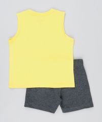 Conjunto-Infantil-Scooby-Doo-de-Regata-Amarela---Bermuda-Cinza-Mescla-Escuro-9529937-Cinza_Mescla_Escuro_2