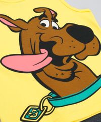 Conjunto-Infantil-Scooby-Doo-de-Regata-Amarela---Bermuda-Cinza-Mescla-Escuro-9529937-Cinza_Mescla_Escuro_4