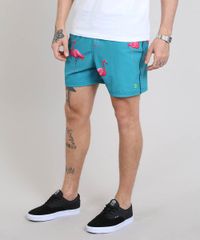 Short-Masculino-Estampado-de-Flamingos-Verde-Agua-9525310-Verde_Agua_1