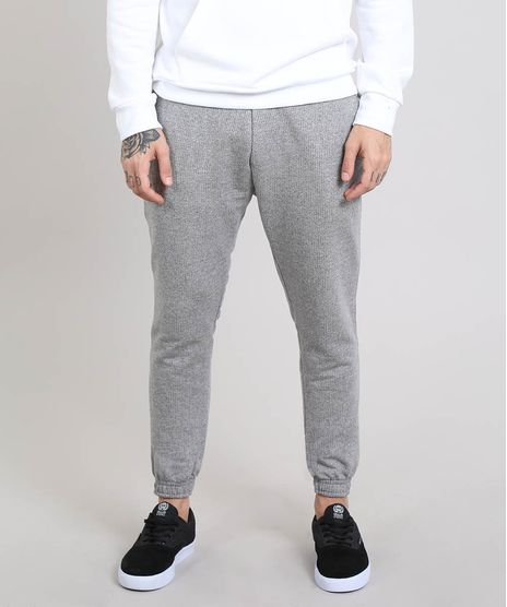 Calca-Masculina-Relaxed-em-Moletom-Cinza-Mescla-9535585-Cinza_Mescla_1