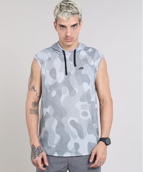 Regata-Masculina-Esportiva-Ace-Estampada-Camuflagem-com-Capuz-Cinza-9504154-Cinza_1