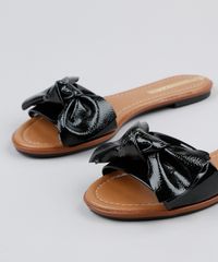 Rasteira-Feminina-Moleca-em-Verniz-com-Laco-Preta-9529322-Preto_2