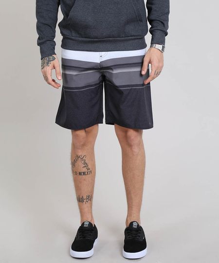 Short-Masculino-Listrado-com-Bolso-Preto-9520356-Preto_1 Short-Masculino-Listrado-com-Bolso-Preto-9520356-Preto_1