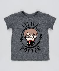 Camiseta-Infantil-Harry-Potter-Flocada-Manga-Curta-Cinza-Mescla-Escuro-9531223-Cinza_Mescla_Escuro_1
