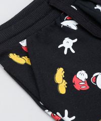 Calca-Infantil-em-Moletom-Mickey-com-Bolsos-Preta-9471847-Preto_4